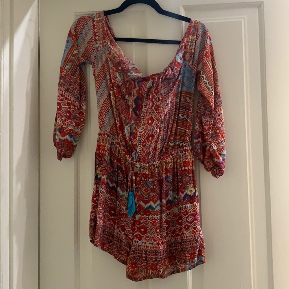 Patterned Romper - image 1